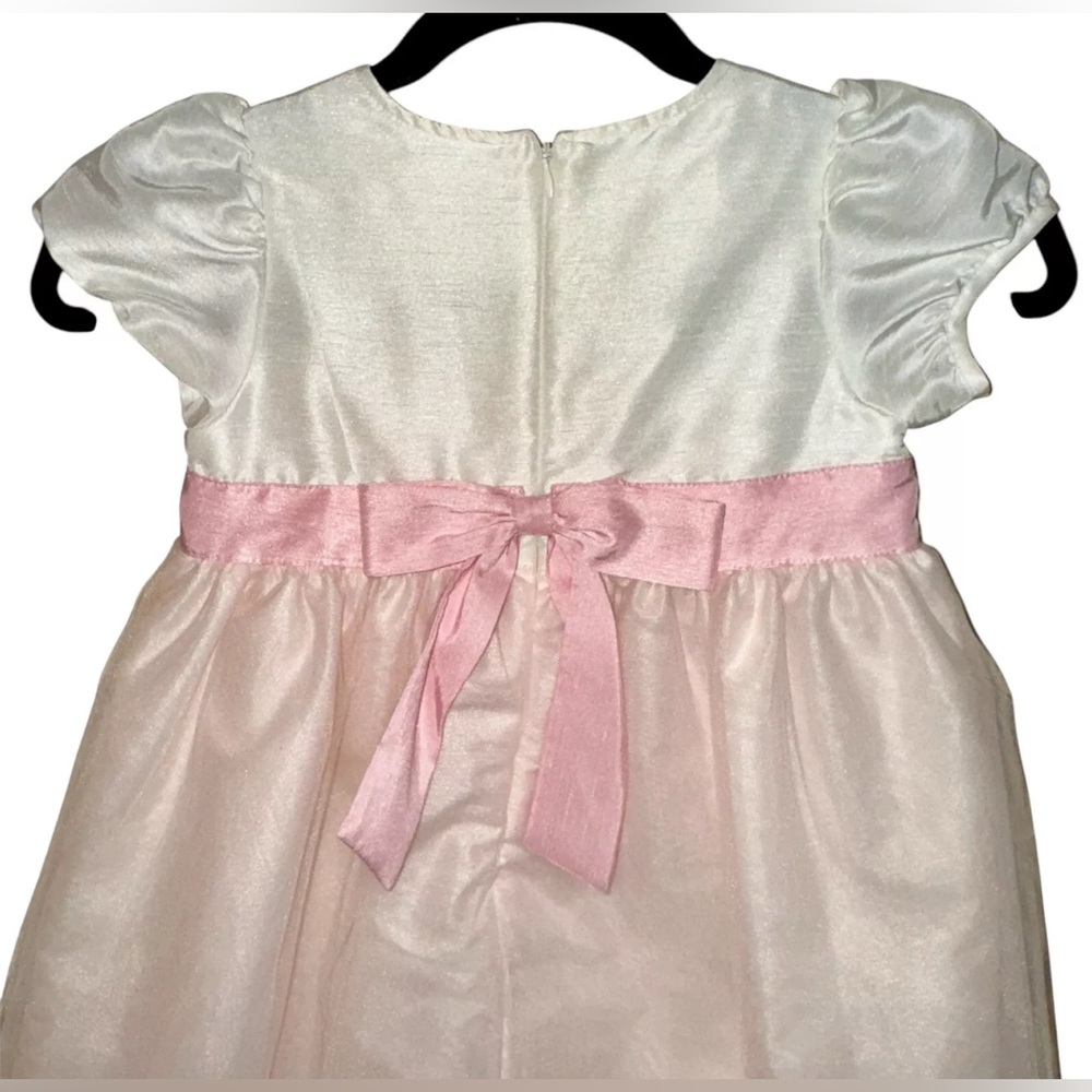 NWT Gymboree VINTAGE 2000 Pink Flowergirl Easter Dress Short Sleeve Tulle Sz 6 - Picture 9 of 12